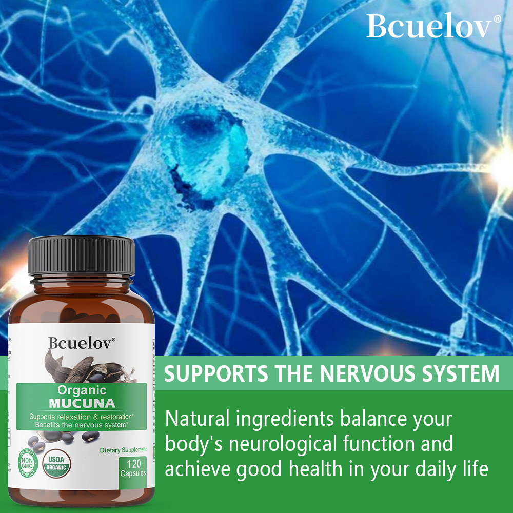 Organic Mucuna Capsules - Supp - Tulsi Holy Basil recension och pris