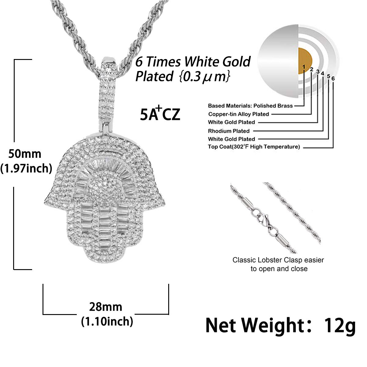 Hip Hop Jewelry Micro Iced Out - Tulsi Holy Basil recension och pris