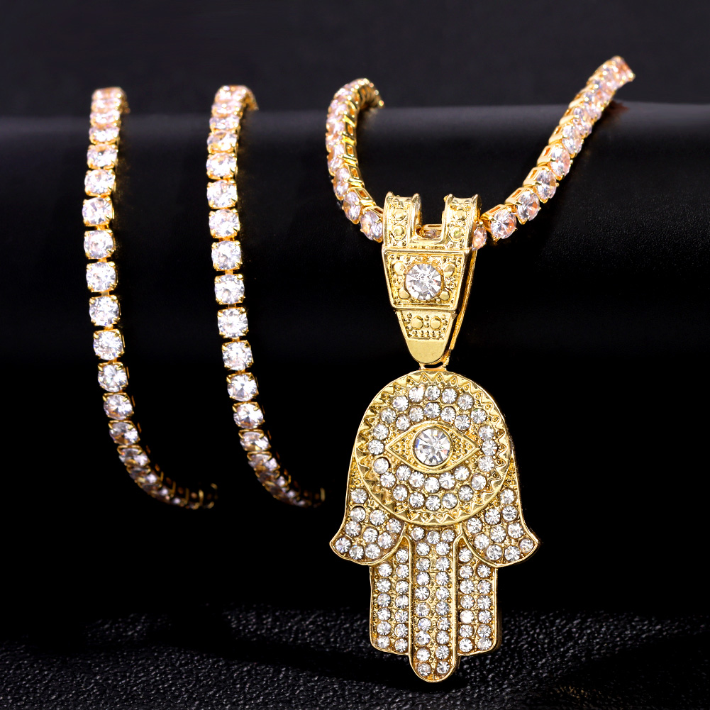 Bling Crystal Hamsa Hand Evil  - Tulsi Holy Basil recension och pris