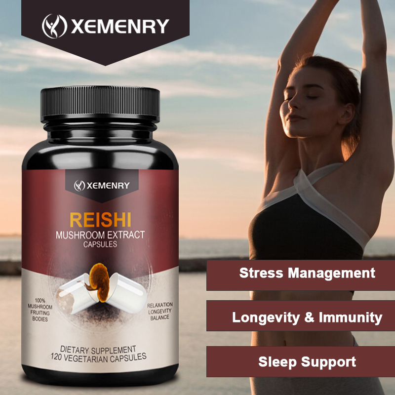 Reishi Capsules - Relieve Stre - Tulsi Holy Basil recension och pris