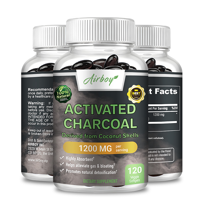 Activated Charcoal Capsules -  - Tulsi Holy Basil recension och pris